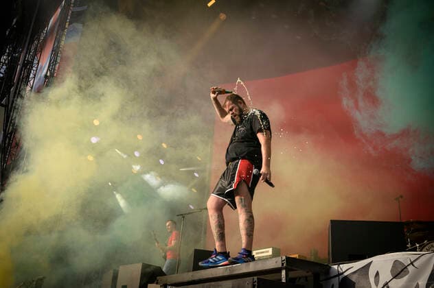 Feine Sahne Fischfilet Jan Monchi Gorkow live at the Olympic Stadium, Munich 18 06 2022