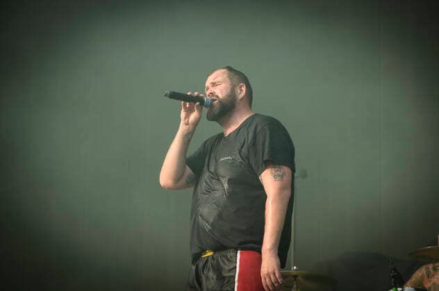 Feine Sahne Fischfilet Jan Monchi Gorkow live at the Olympic Stadium, Munich 18 06 2022