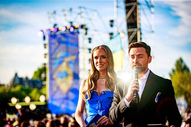 2022 06 21 20 11 37 AMSTERDAM XXX performs during a benefit rally for Ukraine on the Museumplein The event is an initiative of the Ukrainian Ministries of Culture and Foreign Affairs ANP LEVIN DEN BOER netherlands out belgium out  Copyright: xx x450740414x originalFilename: 450740414.jpg