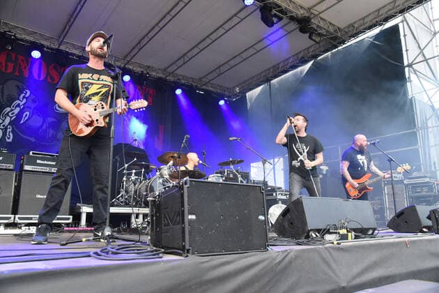The Rumjacks during The Rumjacks and Agnostic Front Opening Bad Religion, Music Concert in Padua, Italy, June 21 2022  Copyright: xSimonexPiccirillix xipa-agency.nx xx 0