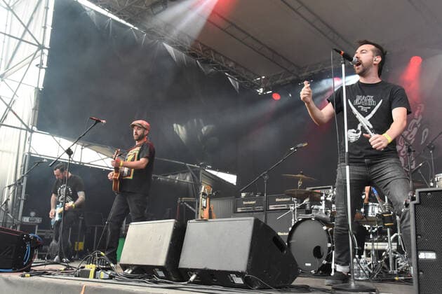 The Rumjacks during The Rumjacks and Agnostic Front Opening Bad Religion, Music Concert in Padua, Italy, June 21 2022  Copyright: xSimonexPiccirillix xipa-agency.nx xx 0
