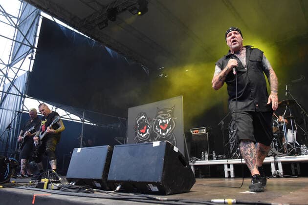 Agnostic Front Silverman, Stigma and Miret during The Rumjacks and Agnostic Front Opening Bad Religion, Music Concert in Padua, Italy, June 21 2022  Copyright: xSimonexPiccirillix xipa-agency.nx xx 0