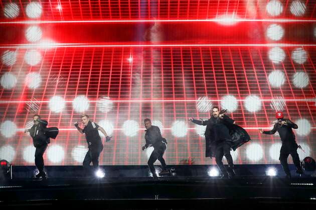 June 21, 2022, Tampa, Florida, USA: The Backstreet Boys perform during the bandÃ¢â‚¬â ¢s Ã¢â‚¬oeDNA World TourÃ¢â‚¬Â at the MidFlorida Credit Union Amphitheatre in Tampa on Tuesday, June 21, 2022. Tampa USA - ZUMAs70_ 20220621_zan_s70_082 Copyright: xIvyxCeballox
