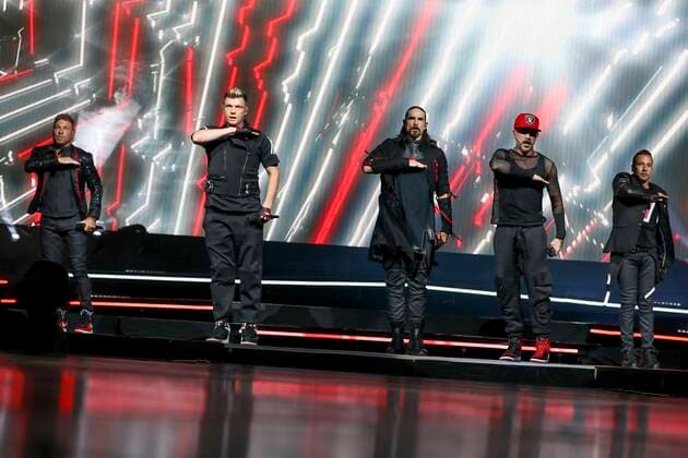June 21, 2022, Tampa, Florida, USA: The Backstreet Boys perform during the bandÃ¢â‚¬â ¢s Ã¢â‚¬oeDNA World TourÃ¢â‚¬Â at the MidFlorida Credit Union Amphitheatre in Tampa on Tuesday, June 21, 2022. Tampa USA - ZUMAs70_ 20220621_zan_s70_102 Copyright: xIvyxCeballox