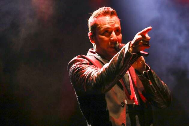 June 21, 2022, Tampa, Florida, USA: Howie Dorough, of the Backstreet Boys, performs during the bandÃ¢â‚¬â ¢s Ã¢â‚¬oeDNA World TourÃ¢â‚¬Â at the MidFlorida Credit Union Amphitheatre in Tampa on Tuesday, June 21, 2022. Tampa USA - ZUMAs70_ 20220621_zan_s70_103 Copyright: xIvyxCeballox