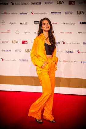 22 06 2022 xesx Frankfurt am Main, Festhalle LEA Live Entertainment Award on the Red Carpet Singer and actress Yvonne Catterfeld ES