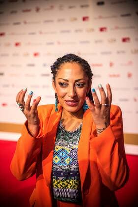 22 06 2022 xesx Frankfurt am Main, Festhalle LEA Live Entertainment Award on the Red Carpet singer Jessica Wahls No Angels. ES