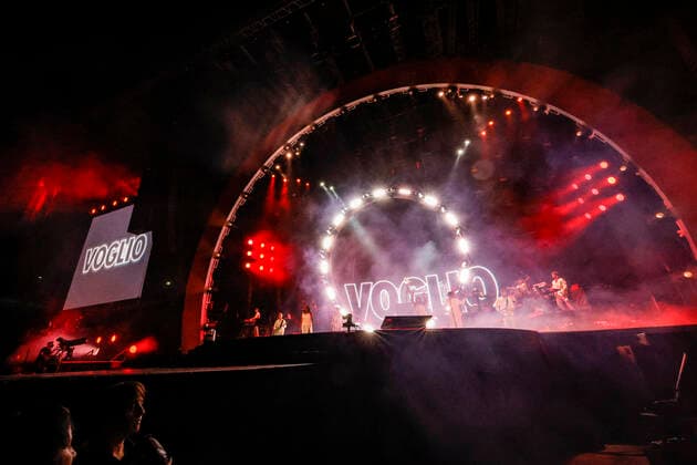 June 22, 2022, ROME, ITALY: Italian singer Marco Mengoni performs in stage during his concert at the Olimpico stadium in Rome, Italy, 22 June 2022..ANSA FABIO FRUSTACI ROME ITALY - ZUMAa110 20220622_zaf_a110_121 Copyright: xFabioxFrustacix