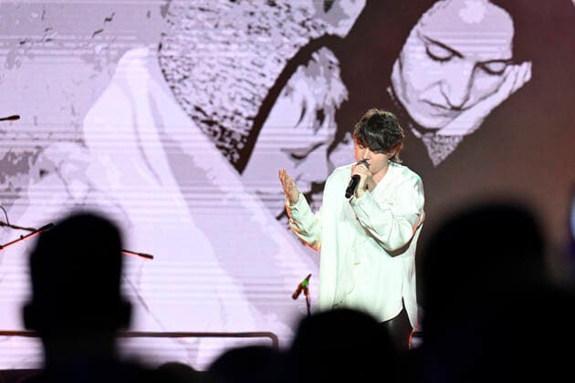 A benefit concert called Ukrainian Freedom Voices to support the war-stricken Ukraine, with six leading protagonists of the current Ukrainian music scene, is held at the Vystaviste exhibition grounds in the Prague-Holesovice neighbourhood tonight, June 22, 2022. (CTKxPhoto MichalxKamaryt) CTKPhotoP2022062209409  kmt