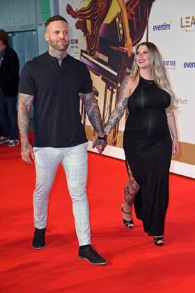 Jenny Frankhauser with boyfriend Steffen König at the 15 LEA Live Entertainment Award in the Festhalle in Frankfurt am Main on 22 06 2022
