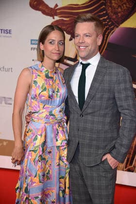 Tom Gaebel with wife Saskia Runge at the 15 LEA Live Entertainment Award in the Festhalle in Frankfurt am Main on 22 06 2022