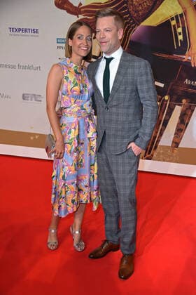 Tom Gaebel with wife Saskia Runge at the 15 LEA Live Entertainment Award in the Festhalle in Frankfurt am Main on 22 06 2022