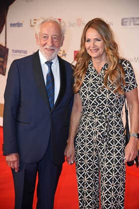 Dieter Hallervorden with wife Christiane Zander at the 15 LEA Live Entertainment Award in the Festhalle in Frankfurt am Main on 22 06 2022