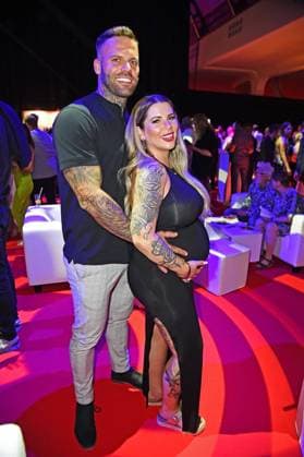 Jenny Frankhauser with boyfriend Steffen König at the 15 LEA Live Entertainment Award in the Festhalle in Frankfurt am Main on 22 06 2022