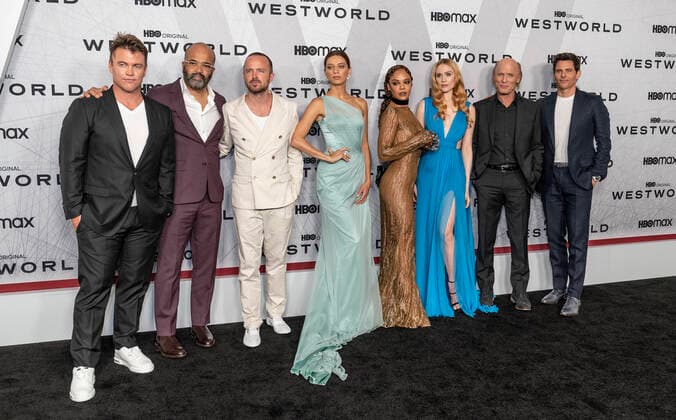 Bilder des Jahres 2022, Entertainment 06 Juni Entertainment Themen der Woche KW25 Westworld Season 4 by HBO Max premiere Luke Hemsworth, Jeffrey Wright, Aaron Paul, Angela Sarafyan, Tessa Thompson, Evan Rachel Wood, Ed Harris, James Marsden attend Westworld Season 4 by HBO Max premiere are Alice Tully Hall New York New York United States Alice Tully Hall Copyright: LevxRadin