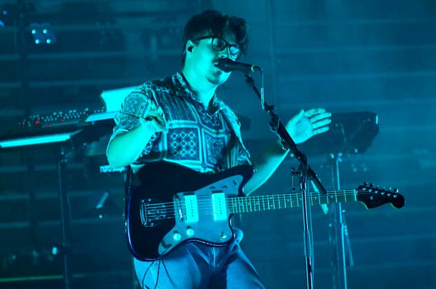 Clemens Rehbein of Milky Chance live as part of the Telekom Street Gigs event series at Kraftwerk Berlin Berlin, 22 06 2022 Foto:xT.xBartillax xFuturexImage