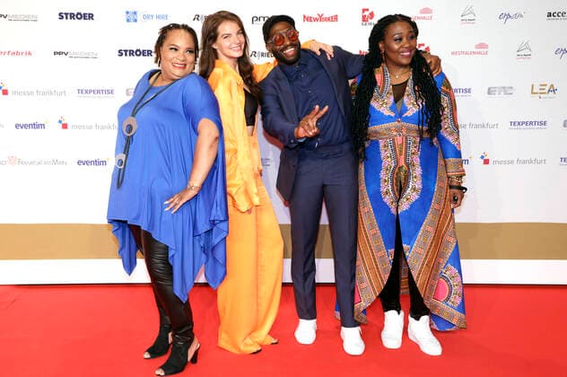 Yvonne Catterfeld with her band at the 15 Live Entertainment Awards 2022 in the Frankfurt Festhalle Frankfurt am Main, 22 06 2022 Foto:xP.xBackx xFuturexImage