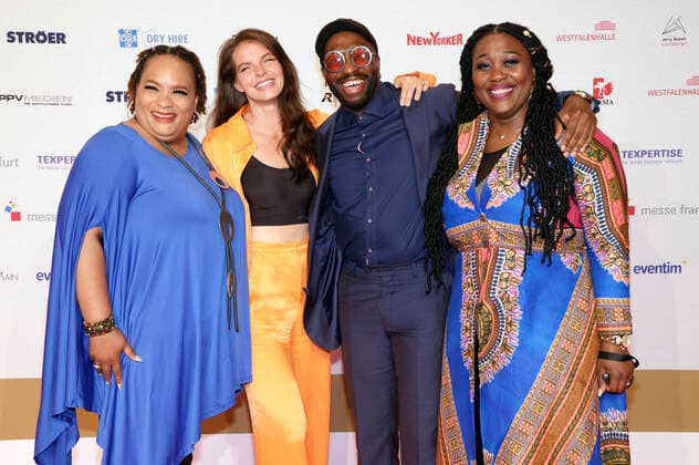 Yvonne Catterfeld with her band at the 15 Live Entertainment Awards 2022 in the Frankfurt Festhalle Frankfurt am Main, 22 06 2022 Foto:xP.xBackx xFuturexImage