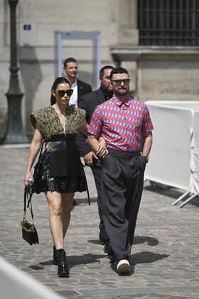 Bilder des Jahres 2022, Entertainment 06 Juni Entertainment Themen der Woche KW25 Justin Timberlake et Jessica Biel CELEBRITES : arrivees au Defile Louis Vuitton - Paris - 23 06 2022 JBAutissier Panoramic 