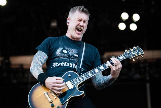 Mastodon live at Tons of Rock 2022, Oslo, Norway Oslo, Norway. 23rd, June 2022. The American metal band Mastodon performs a live concert during the Norwegian music festival Tons of Rock 2022 in Oslo. Here guitarist Bill Kelliher is seen live on stage. Oslo Norway  Copyright: xGonzalesxPhoto Jan-ErikxEriksenx