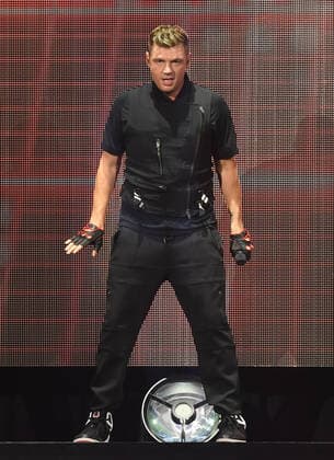 WEST PALM BEACH, FL - JUNE 22: Backstreet Boys perform during the DNA World Tour at The iTHINK Financial Amphitheatre on June 22, 2022 in West Palm Beach Florida Copyright: xmpi04x