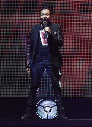 WEST PALM BEACH, FL - JUNE 22: Backstreet Boys perform during the DNA World Tour at The iTHINK Financial Amphitheatre on June 22, 2022 in West Palm Beach Florida Copyright: xmpi04x