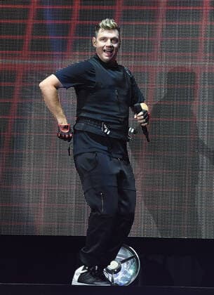 WEST PALM BEACH, FL - JUNE 22: Backstreet Boys perform during the DNA World Tour at The iTHINK Financial Amphitheatre on June 22, 2022 in West Palm Beach Florida Copyright: xmpi04x