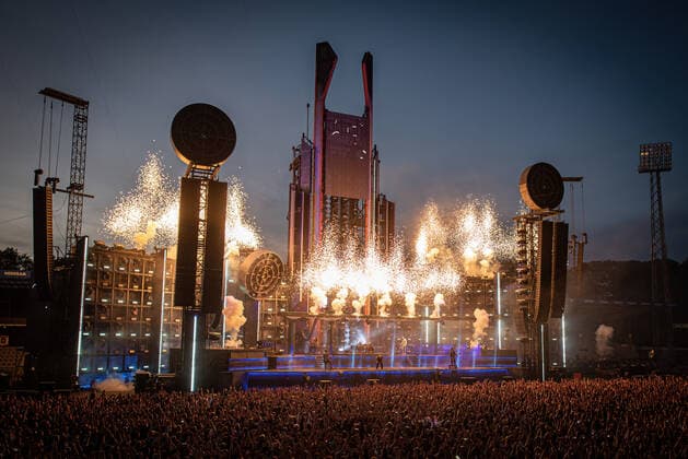 Rammstein Konzert in Aarhus Rammstein live in Aarhus, Denmark Aarhus, Denmark. 22nd, June 2022. The German industrial metal band Rammstein performs a live concert at Ceres Park in Aarhus. Aarhus Denmark  Copyright: xGonzalesxPhoto SebastianxDammarkx