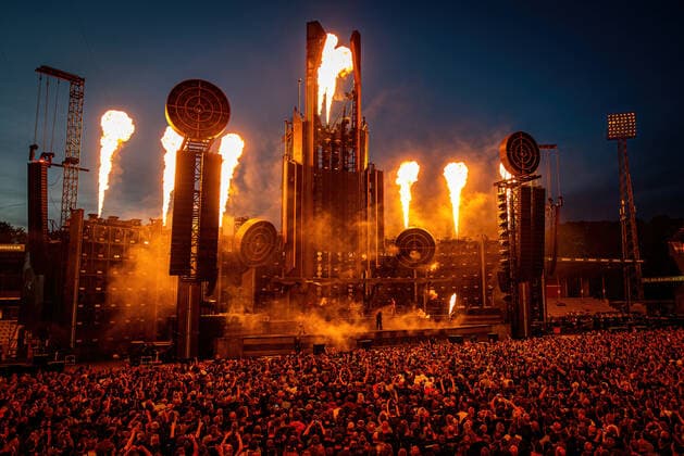 Rammstein Konzert in Aarhus Rammstein live in Aarhus, Denmark Aarhus, Denmark. 22nd, June 2022. The German industrial metal band Rammstein performs a live concert at Ceres Park in Aarhus. Aarhus Denmark  Copyright: xGonzalesxPhoto SebastianxDammarkx