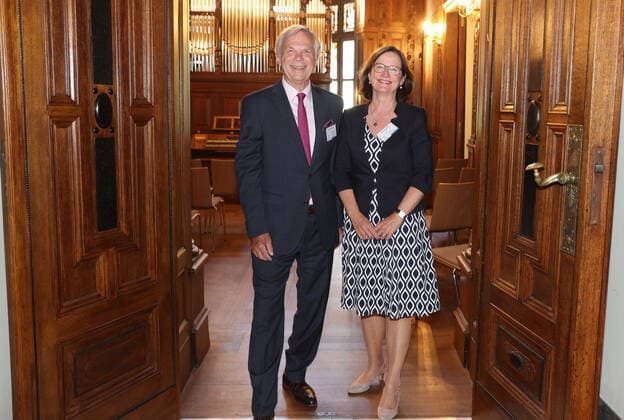 Hanover, festive reception on the occasion of the tenth anniversary of Villa Seligmann as a house for Jewish music,