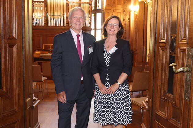 Hanover, reception on the occasion of the tenth anniversary of Villa Seligmann as a house for Jewish music, Anne Remmers Board Siegmund Seligmann Gesellschaft e V Robert Cholewa Board Siegmund Seligmann Foundation ,
