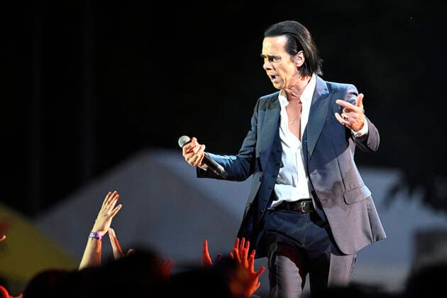 Nick Cave&The Bad Seeds, one of main stars of Metronome Prague music festival perform in Prague, Czech Republic, June 23, 2022. (CTKxPhoto MichalxKamaryt) CTKPhotoP2022062309542  kmt