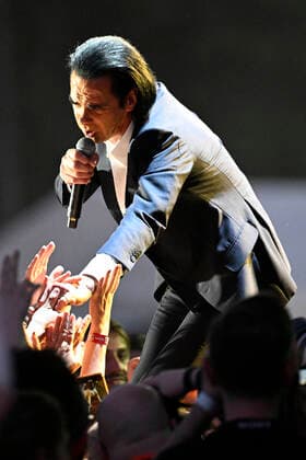 Nick Cave&The Bad Seeds, one of main stars of Metronome Prague music festival perform in Prague, Czech Republic, June 23, 2022. (CTKxPhoto MichalxKamaryt) CTKPhotoP2022062309561  kmt
