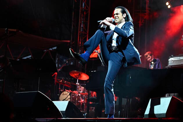 Nick Cave&The Bad Seeds, one of main stars of Metronome Prague music festival perform in Prague, Czech Republic, June 23, 2022. (CTKxPhoto MichalxKamaryt) CTKPhotoP2022062309582  kmt