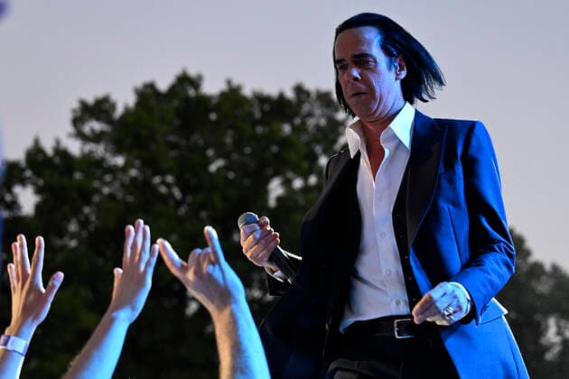 Nick Cave&The Bad Seeds, one of main stars of Metronome Prague music festival perform in Prague, Czech Republic, June 23, 2022. (CTKxPhoto MichalxKamaryt) CTKPhotoP2022062309727  kmt