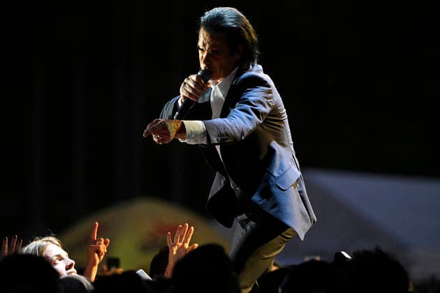 Nick Cave&The Bad Seeds, one of main stars of Metronome Prague music festival perform in Prague, Czech Republic, June 23, 2022. (CTKxPhoto MichalxKamaryt) CTKPhotoP2022062309883  kmt