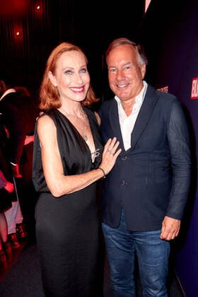 Bunte New Faces Award Film 2022 Andrea Sawatzki and Nico Hofmann at the party after the Bunte New Faces Award ceremony at the Delphi Filmpalast am Zoo in Berlin Copyright: xEventpressxGolejewskix