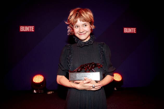 Bunte New Faces Award Film 2022 winner Lea Drinda at the party after the Bunte New Faces Award ceremony at the Delphi Filmpalast am Zoo in Berlin. Copyright: xEventpressxGolejewskix