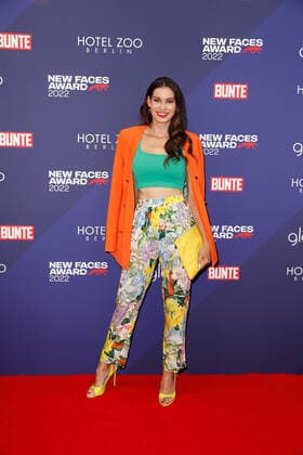 Bunte New Faces Award Film 2022 Rebecca Kunikowski on the red carpet at the Bunte New Faces Award ceremony at the Delphi Filmpalast am Zoo in Berlin Copyright: xEventpressxGolejewskix