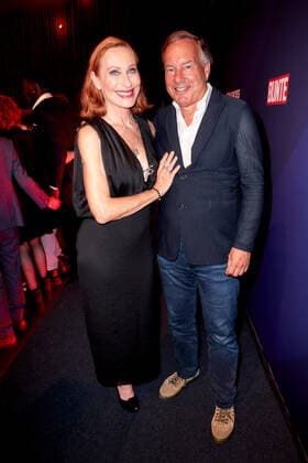 Bunte New Faces Award Film 2022 Andrea Sawatzki and Nico Hofmann at the party after the Bunte New Faces Award ceremony at the Delphi Filmpalast am Zoo in Berlin Copyright: xEventpressxGolejewskix