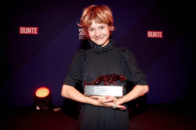 Bunte New Faces Award Film 2022 winner Lea Drinda at the party after the Bunte New Faces Award ceremony at the Delphi Filmpalast am Zoo in Berlin. Copyright: xEventpressxGolejewskix