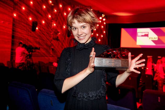 Bunte New Faces Award Film 2022 winner Lea Drinda at the party after the Bunte New Faces Award ceremony at the Delphi Filmpalast am Zoo in Berlin. Copyright: xEventpressxGolejewskix