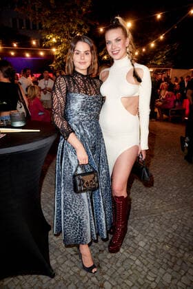 Bunte New Faces Award Film 2022 Ruby O Fee and Zsa Zsa Inci Bürkle at the party after the Bunte New Faces Award ceremony at the Delphi Filmpalast am Zoo in Berlin. Copyright: xEventpressxGolejewskix