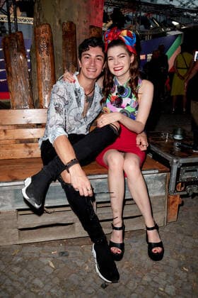 Bunte New Faces Award Film 2022 Klaudia Giez with boyfriend Felipe Simon at the party after the Bunte New Faces Award ceremony at the Delphi Filmpalast am Zoo in Berlin. Copyright: xEventpressxGolejewskix