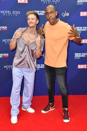 Timur Bartels and Amiaz Habtu at the Bunte New Faces Awards Film 2022 at the Delphi Filmpalast Berlin, 23 06 2022 Foto:xN.xKubelkax xFuturexImage