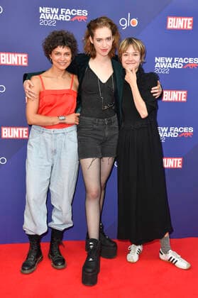Naemi Florenz, Lia von Blarer and Lea Drinda at the Bunte New Faces Awards Film 2022 at the Delphi Filmpalast Berlin, 23 06 2022 Foto:xN.xKubelkax xFuturexImage