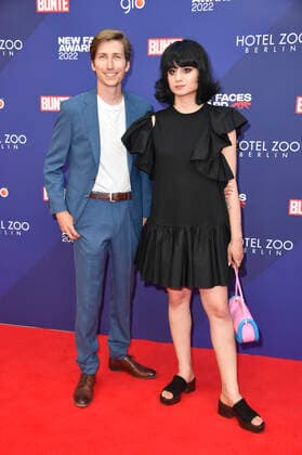 Pascal Schröder and Kurdwin Ayub at the Bunte New Faces Awards Film 2022 at the Delphi Filmpalast Berlin, 23 06 2022 Foto:xN.xKubelkax xFuturexImage