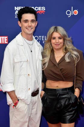 Marc Weinmann and company at the Bunte New Faces Awards Film 2022 at the Delphi Filmpalast Berlin, 23 06 2022 Foto:xN.xKubelkax xFuturexImage