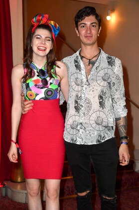 Klaudia Giez with fiancé Felipe Simon at the Bunte New Faces Awards Film 2022 at the Delphi Filmpalast Berlin, 23 06 2022 Foto:xN.xKubelkax xFuturexImage