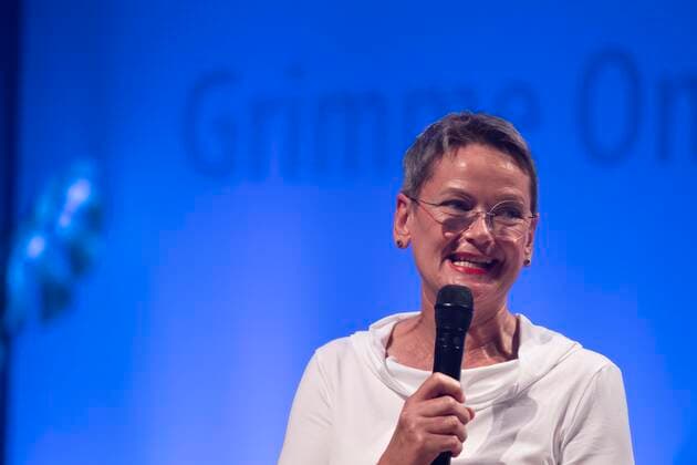 Frauke GERLACH, Director of the Adolf Grimme Institute, Red Carpet, Red Carpet Show, Presentation of the Grimme Online Award 2022 on 23 06 2022 in the Flora Koeln,